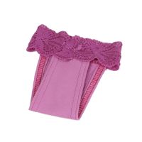 Hárací kalhotky s krajkou (doprodej skladových zásob) - fialová XXS