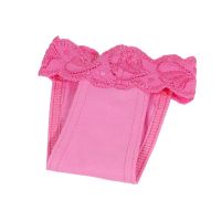 Hárací kalhotky s krajkou (doprodej skladových zásob) - růžová XXS