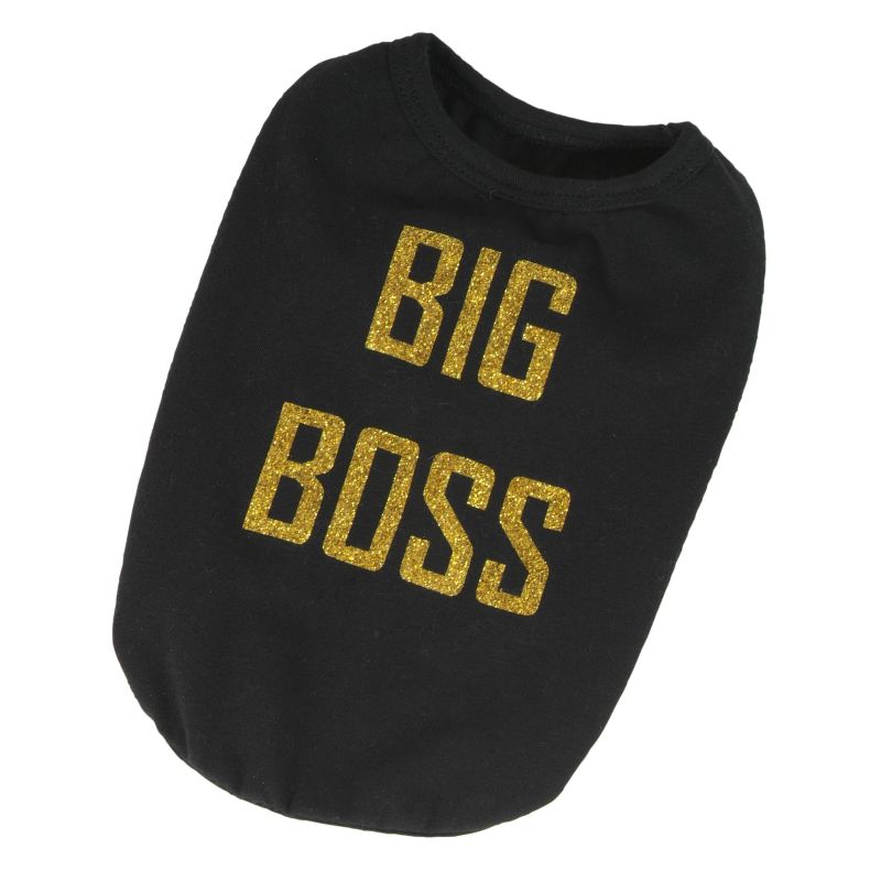 Tričko Big Boss - černá L I love pets