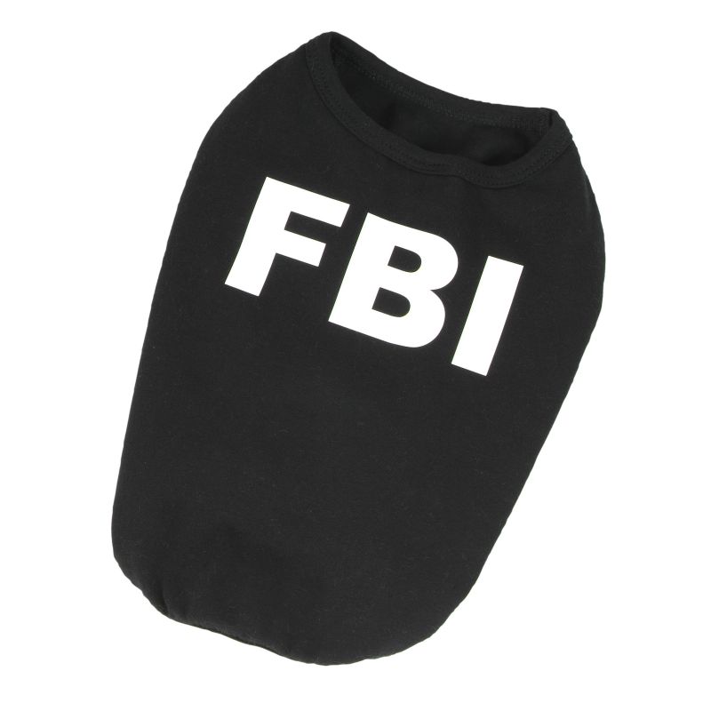 Tričko FBI - černá L I love pets