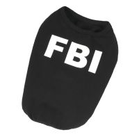 Tričko FBI - černá XXS