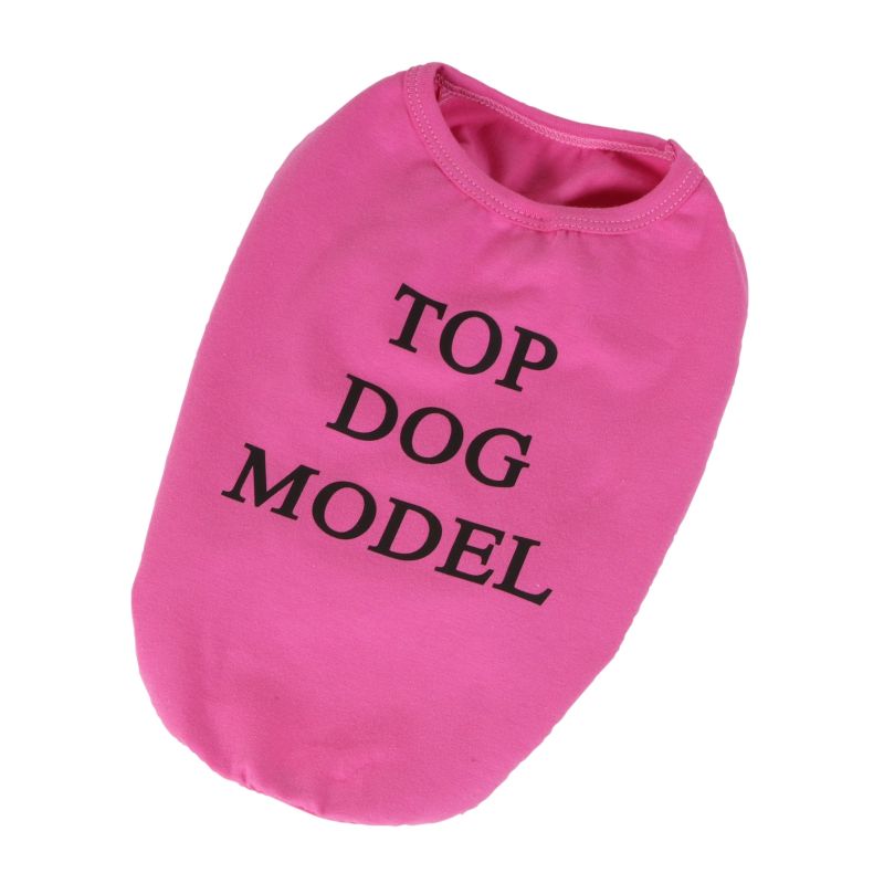 Tričko Top Dog Model - růžová L I love pets