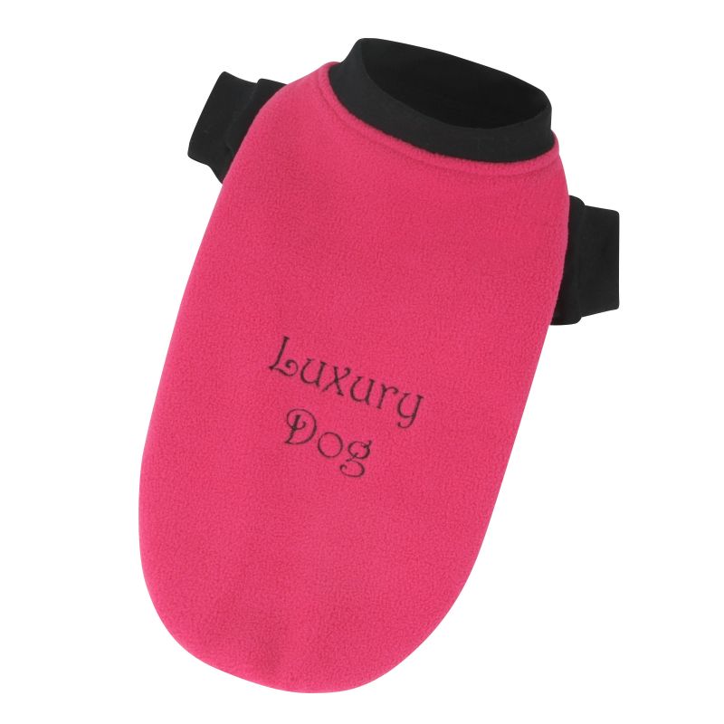 Mikina Luxury Dog - růžová XXS I love pets