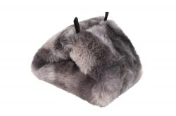 Závěsný pelíšek Fox šedý melír