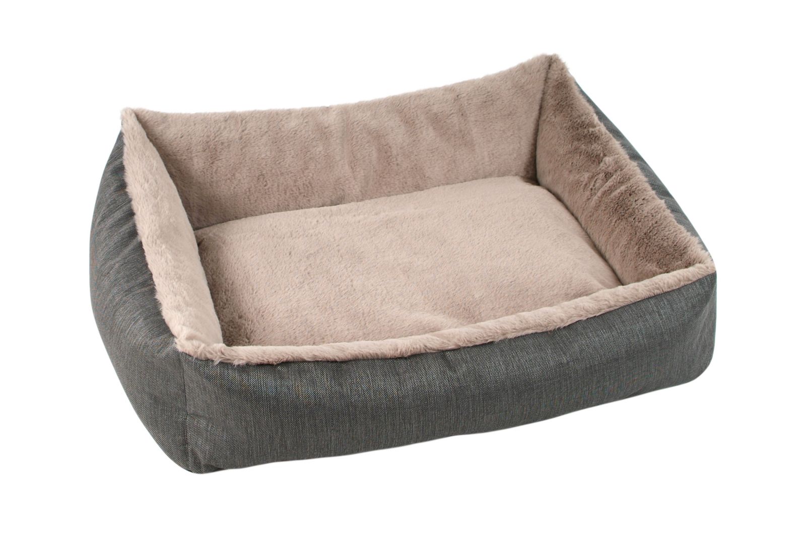 Couch ortopedický 100x80 cm tmavě šedá I love pets